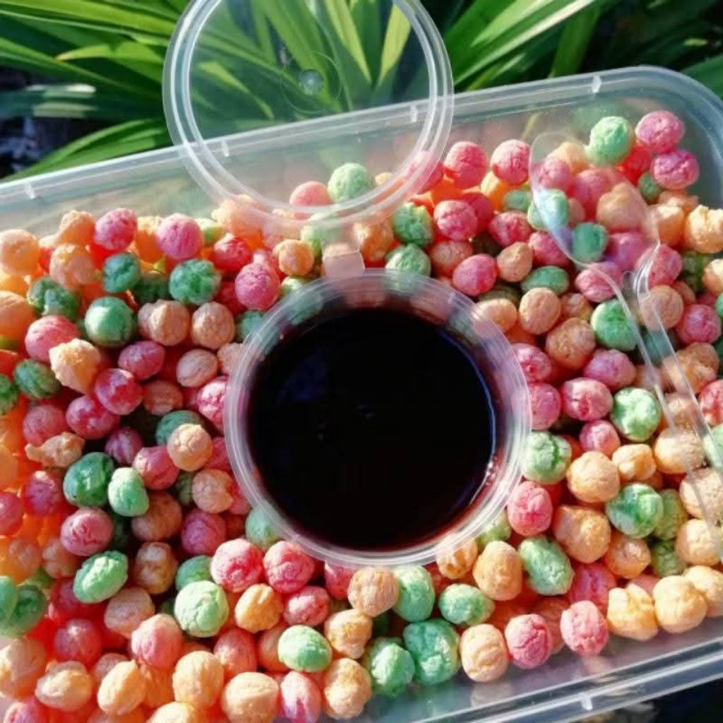 

nyam nyam box 500ml rasa topping glaze enak dan murah