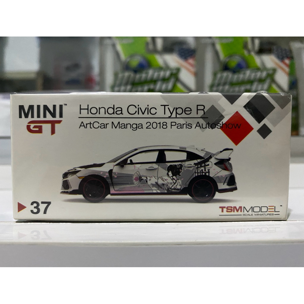 Mini GT Honda Civic Type R ArtCar Manga 2018 Paris Autoshow