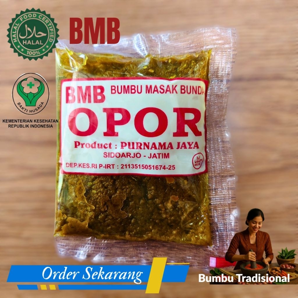 

BMB / BUMBU OPOR / BUMBU MASAK BUNDA / BUMBU MASAK INSTAN
