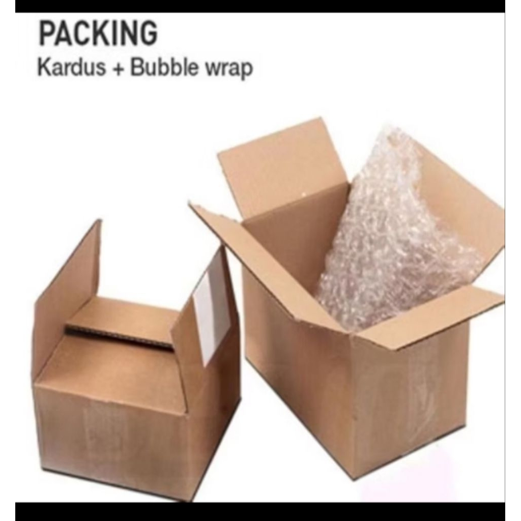 

Packing Kardus + Wubble Wrap