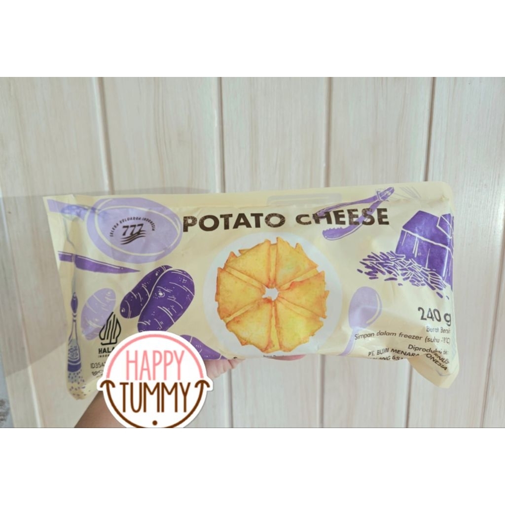

Potato cheese 240gr isi 12pcs 777 frozen potato kentang