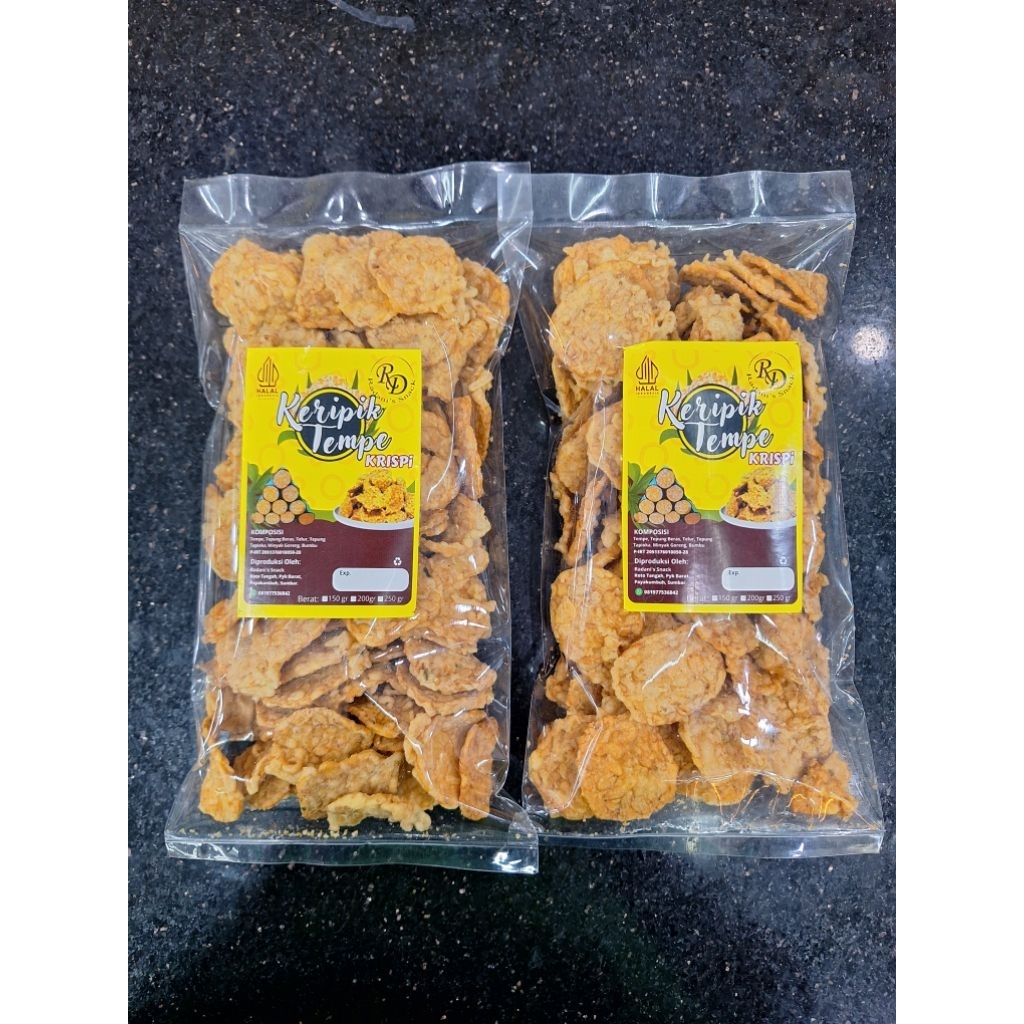 

Keripik Tempe Krispi [200gr] — Sanjai Rina