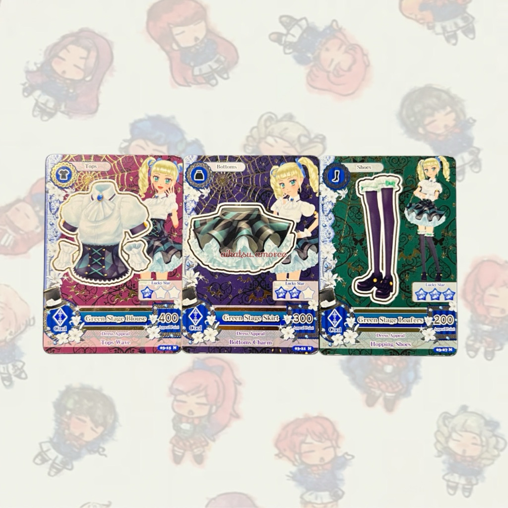 Aikatsu Green Stage Set Yurika Todo
