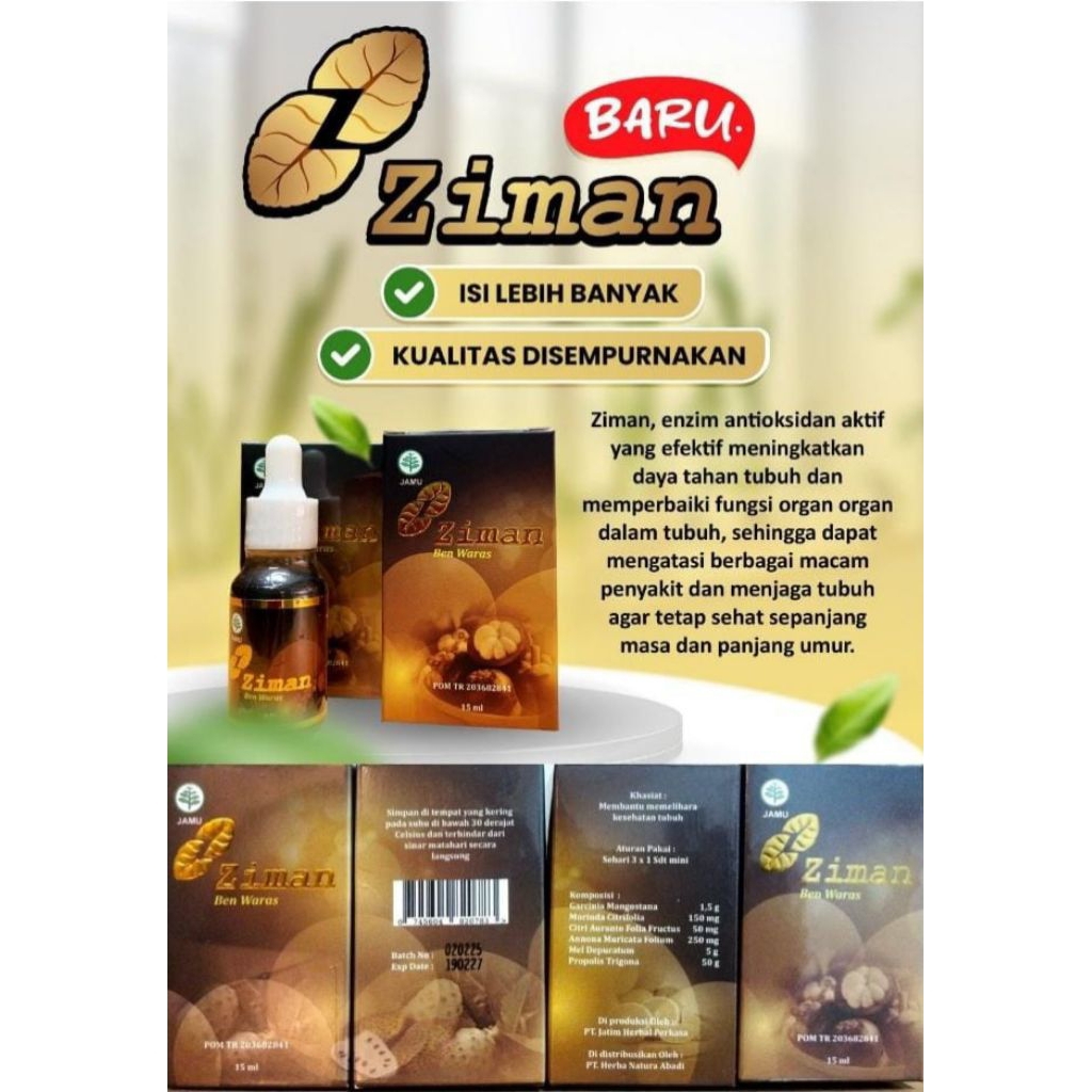 Ziman Enzim Antioksidan Aktif