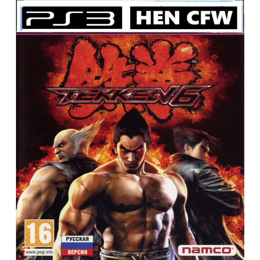 Bd dvd game ps3 tekken 6 / tekken tag tunament 2