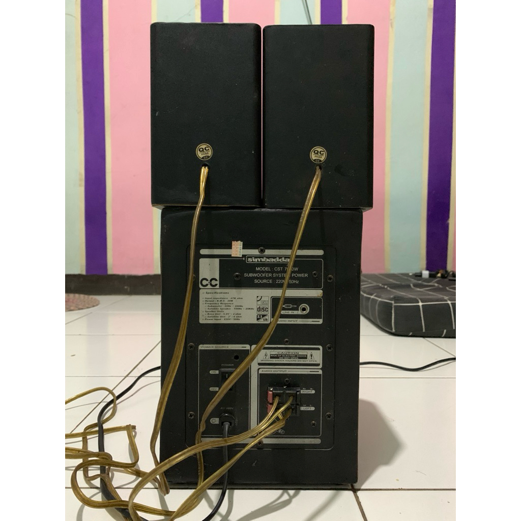 Speaker Aktif Simbadda CST 7000 masih segel bekas berkualitas