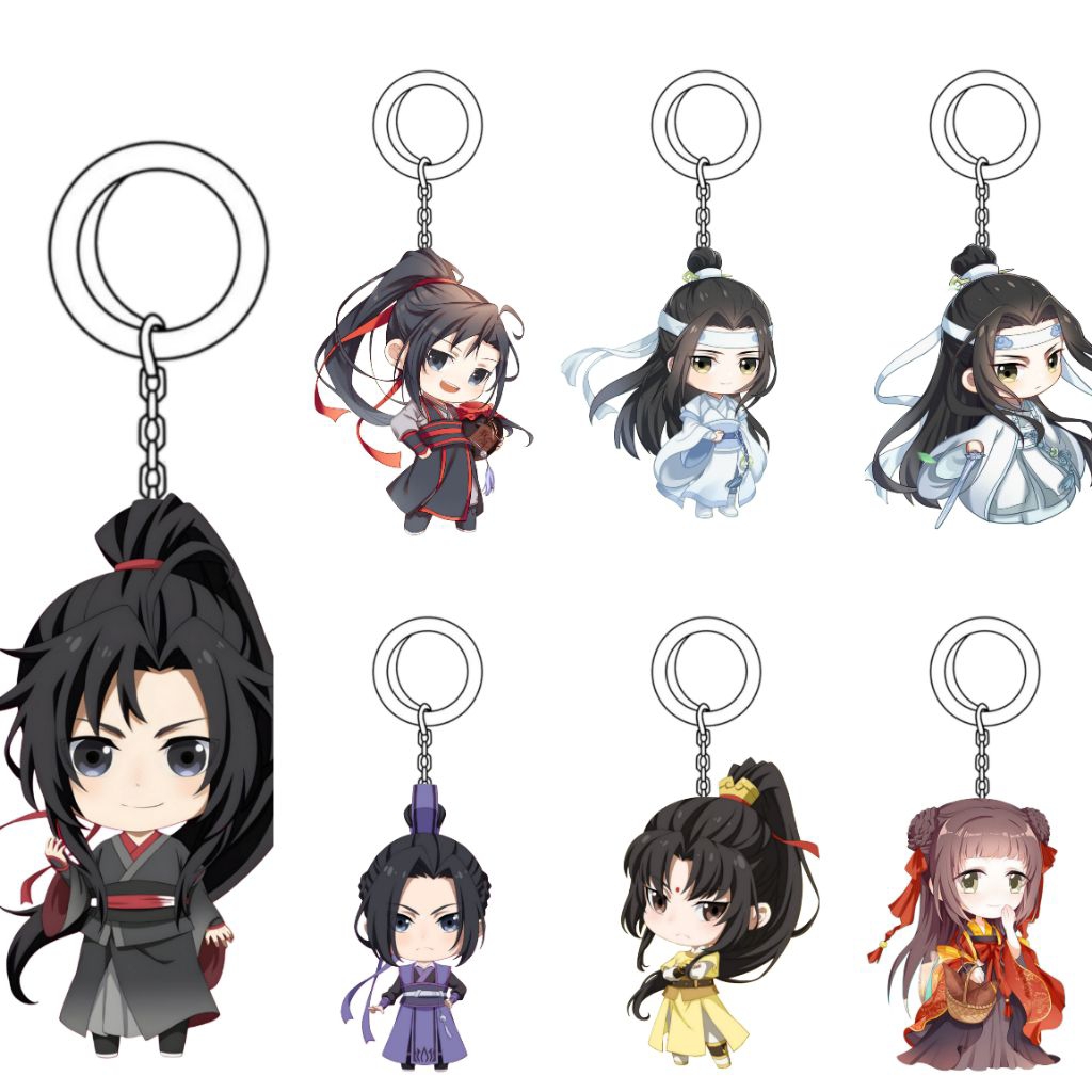 GRANDMASTER OF DEMONIC CULTIVATION KEYRING ACRYLIC / GANCI AKRILIK ANIME MO DAO ZU SHI