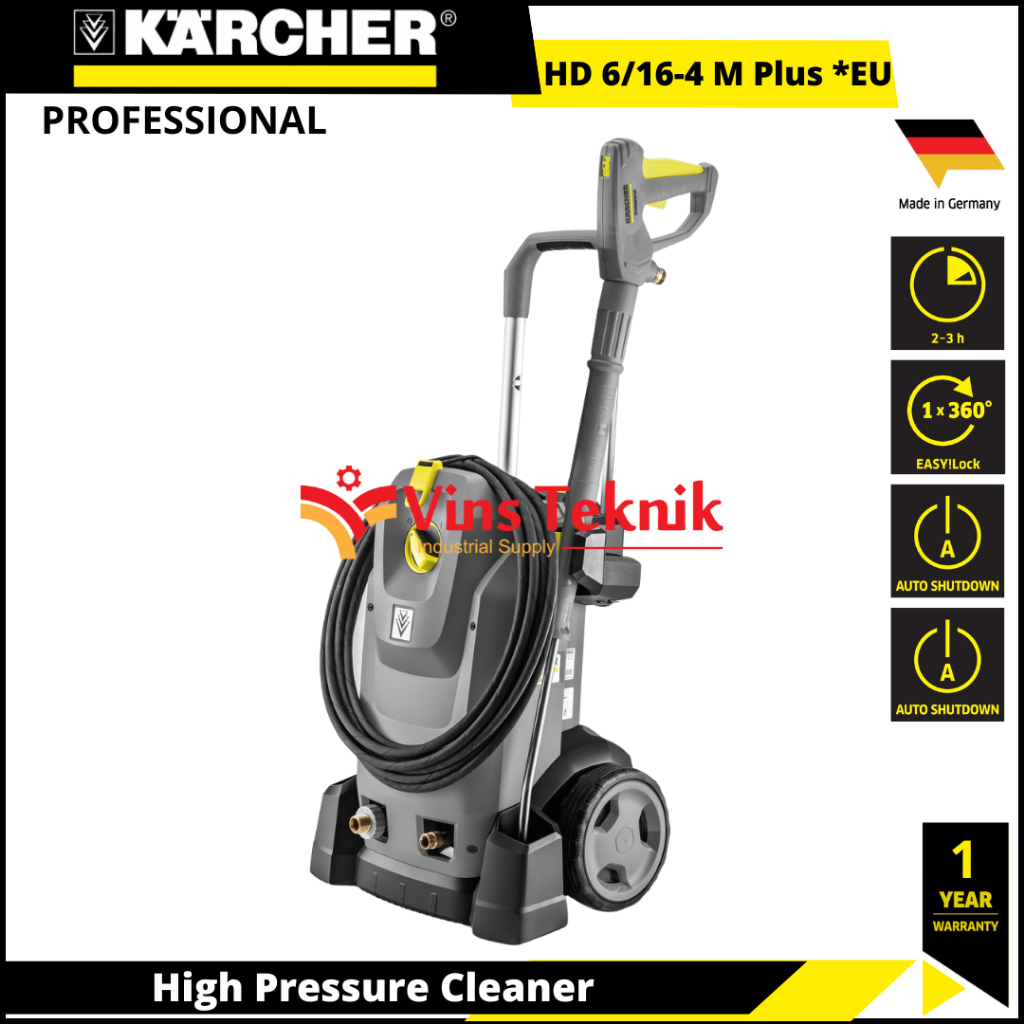 KARCHER HD 6/16-4 M Plus EU High Pressure Cleaner Jet Cleaner Cold Water Mesin Cuci Motor Mobil 160B
