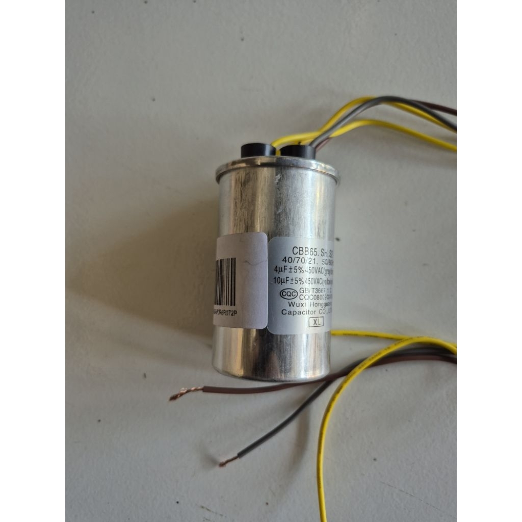 kapasitor mesin cuci AQUA 2 tabung Original