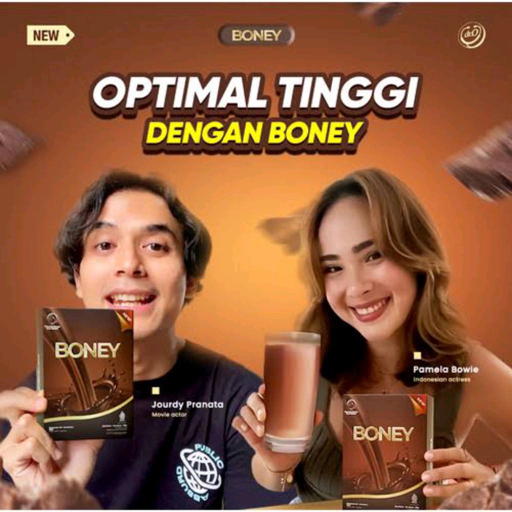 

Susu Boney Suplemen Peninggi Kesehatan Bantu Berikan Kalsium Pada Tulang 1 Box Isi 10 Sachet