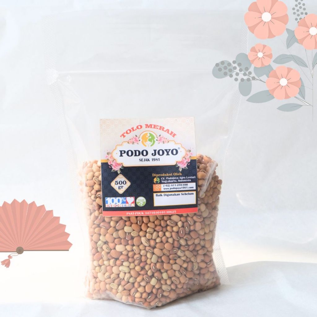 

Kacang Tolo Merah Podo Joyo 500GR ( Grade A )
