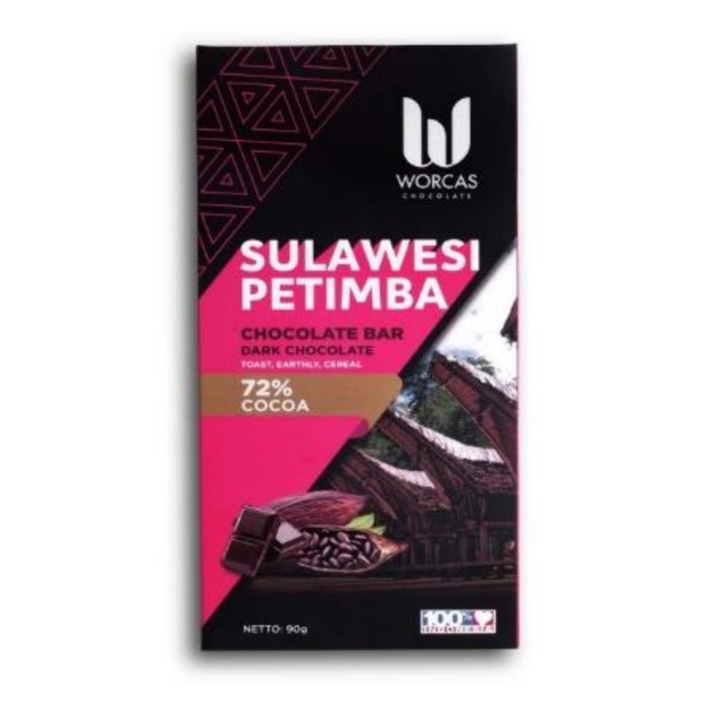 

Chocolate Bar Worcas Sulawesi Petimba 90gr