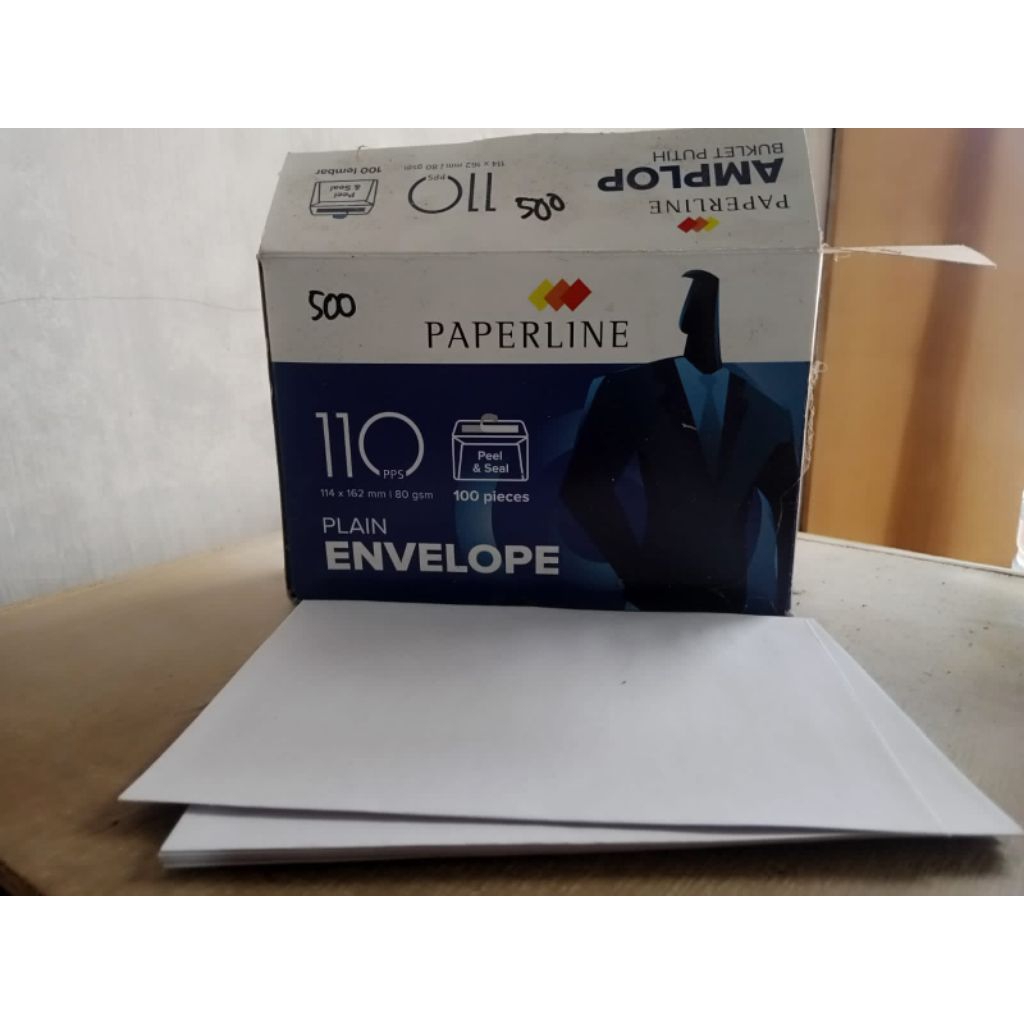 

paperline Amplop putih ukuran sedang