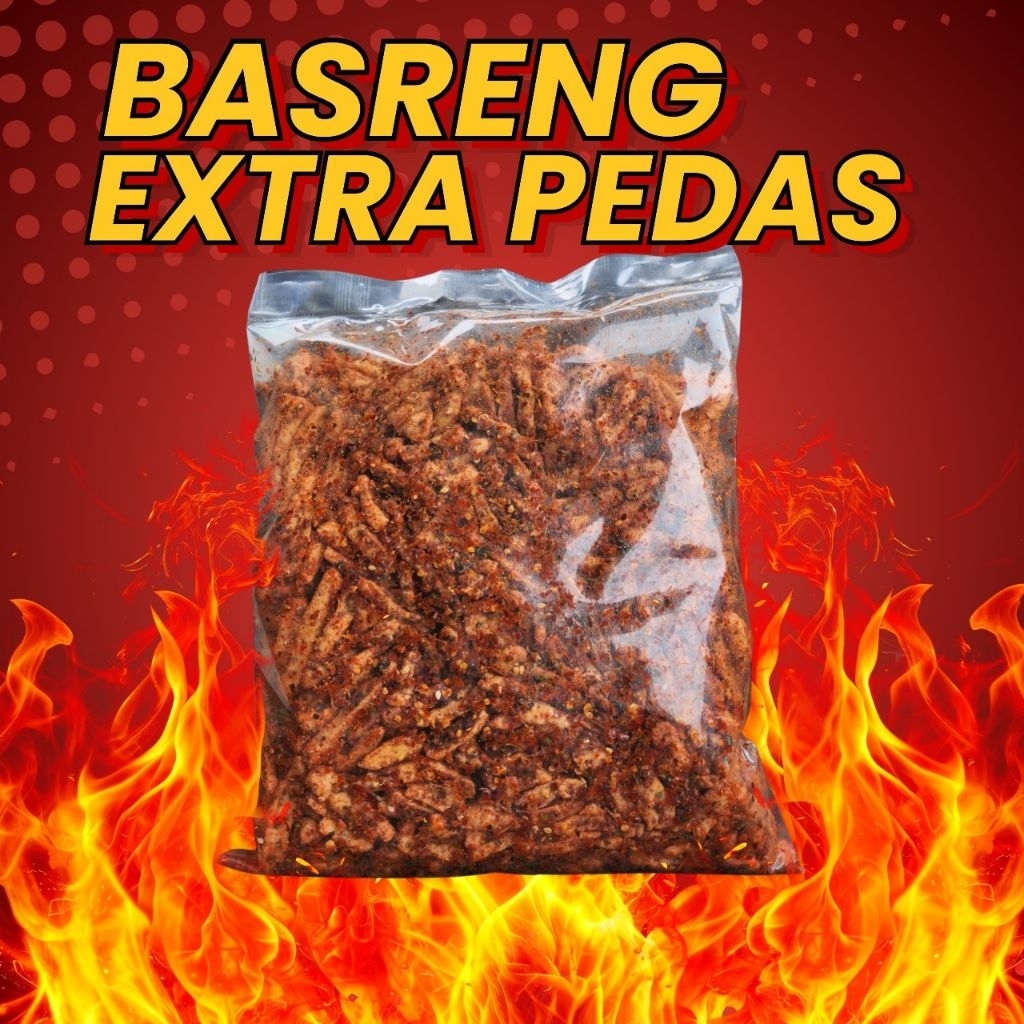 

BASRENG PEDAS VIRAL DAUN JERUK 1KG RASA ORIGINAL DAUN JERUK PEDAS EXTRA PEDAS CEMILAN VIRAL GRATIS ONGKIR