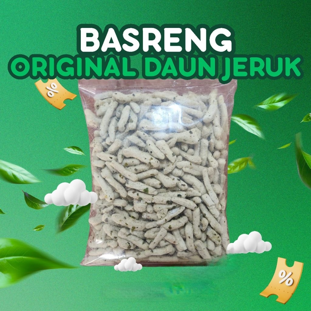 

BASRENG VIRAL ORIGINAL DAUN JERUK 1KG RASA ORIGINAL DAUN JERUK PEDAS EXTRA PEDAS CEMILAN VIRAL GRATIS ONGKIR