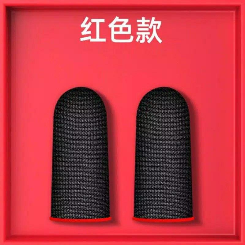Finger coat Sarung Jempol Original List Kuning & Biru, Merah Acc Sarung Jempol