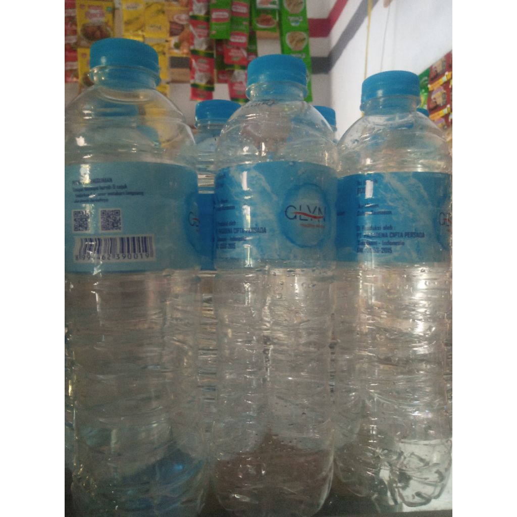 

botol bekas minuman Glyn//Le mineral//orange water//600ml//Glyn//aquviva//campur