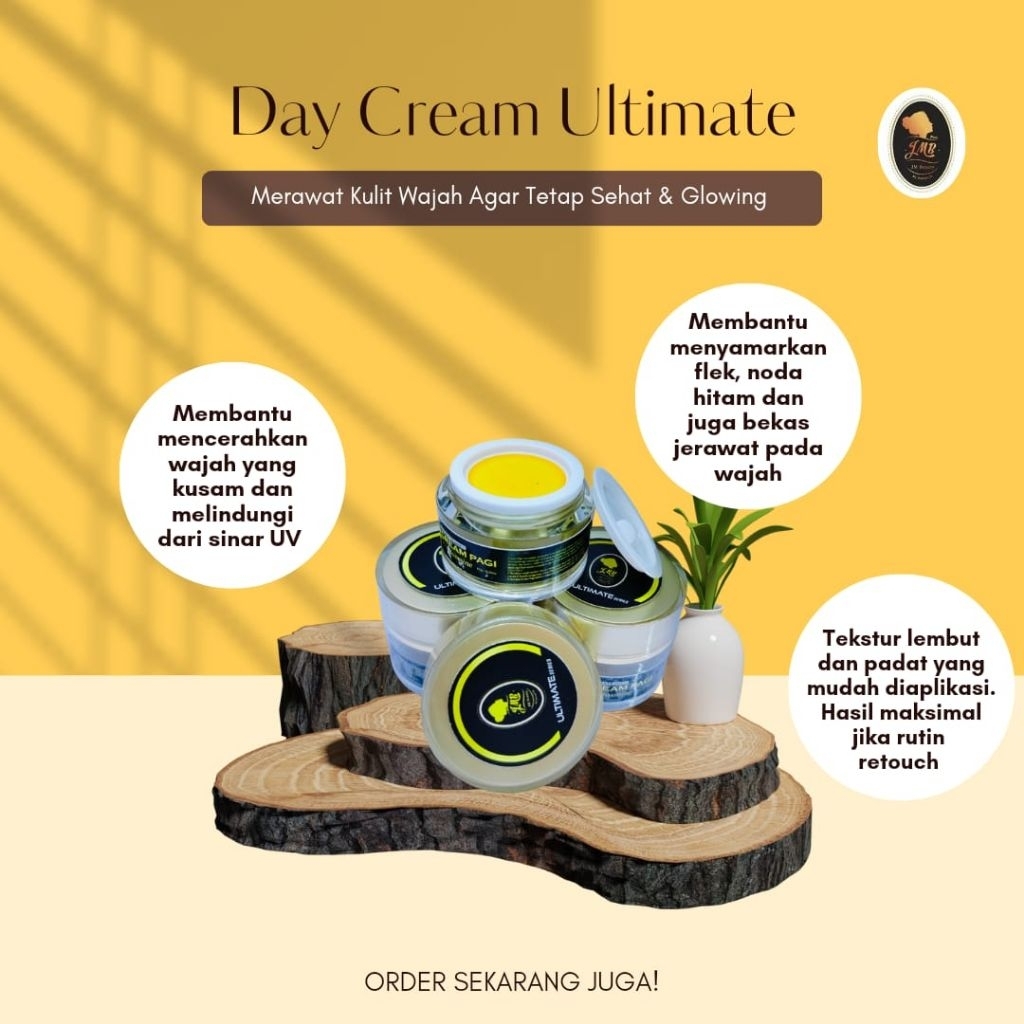 JMB CREAM PAGI ULTIMATE - DAYCREAM ULTIMATE - CREAM PAGI PEMUTIH BPOM - JM BEAUTY CANGGU - JM BEAUTY