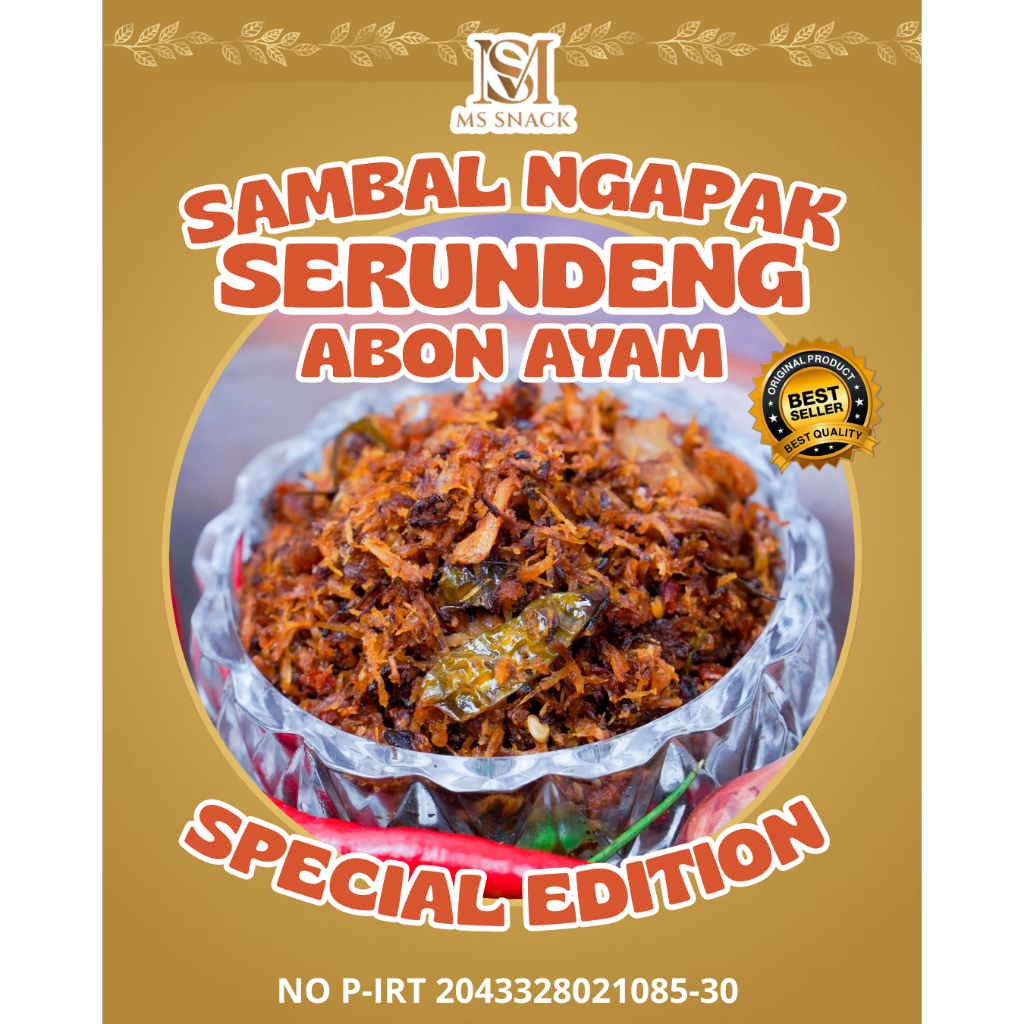 

Serundeng Abon Ayam Suwir Lauk Instan Siap Santap Sambal Ngapak