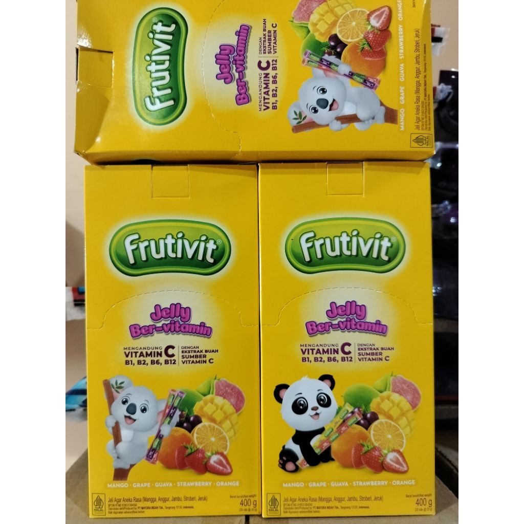 

Frutivit Jelly Ber-Vitamin Jelly Agar Aneka Rasa Buah ( 1 Kotak isi 20 Pcs )