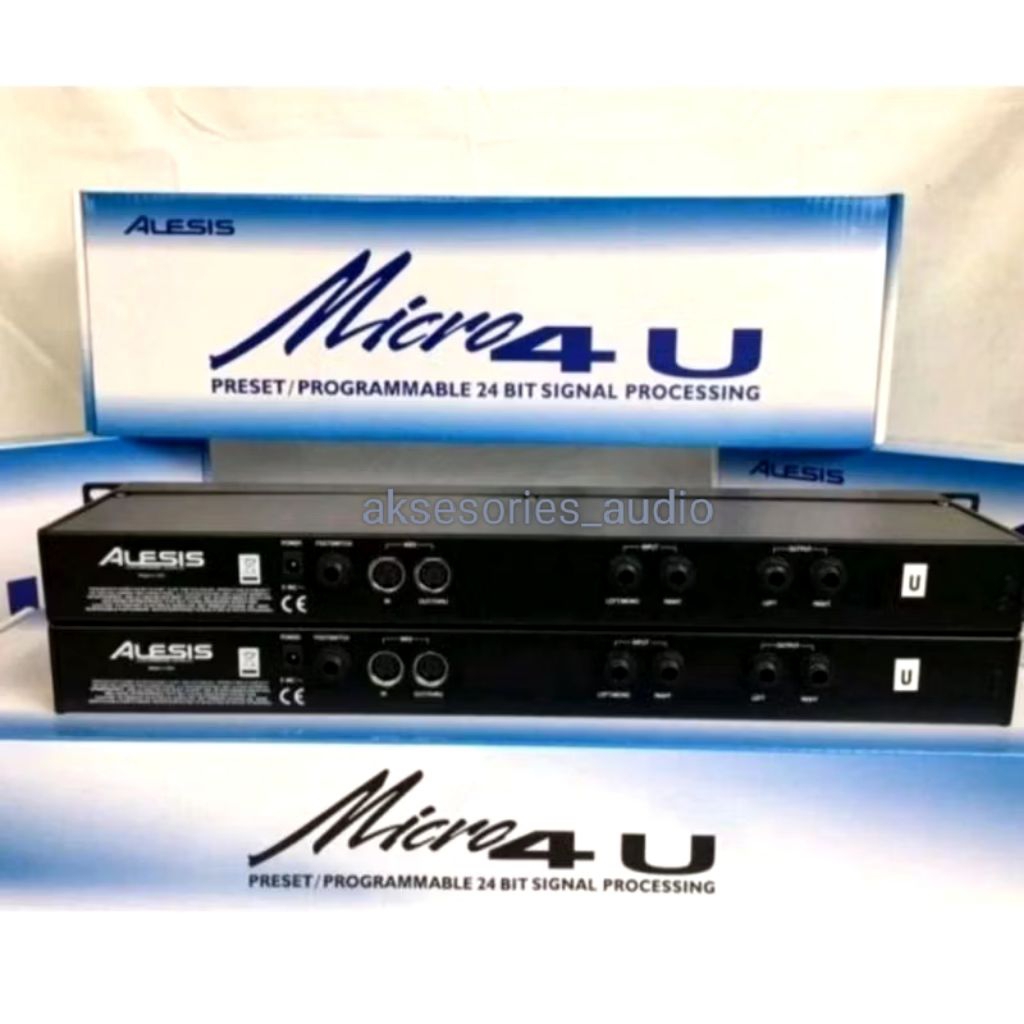 efek alesis micro 4u efek vocal alesis Made in usa kuping besi