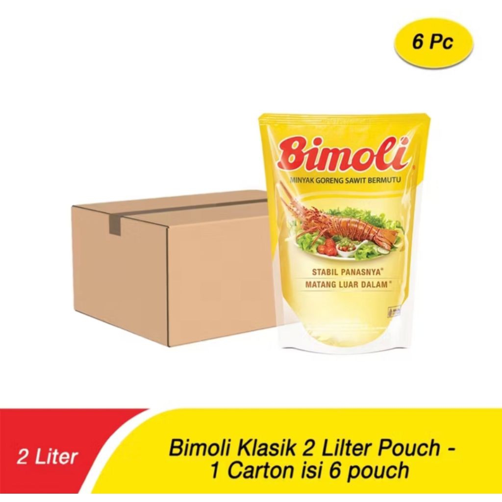 

Minyak Goreng Bimoli 2 L 1 Dus Isi 6 Pcs