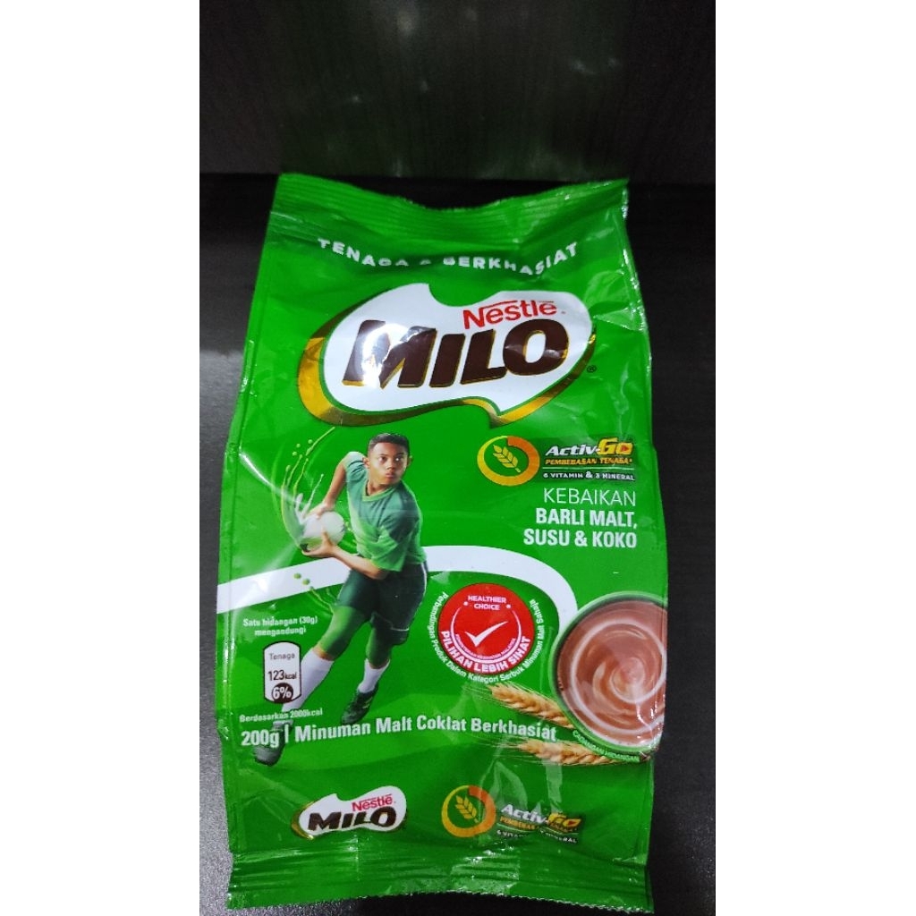 

susu Milo dari malaysia Activ go 200g original
