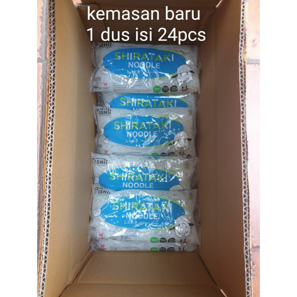 

khusus gojek Mie shirataki basah , wet sirataki noodle , diet keto / ketogenic 1dus