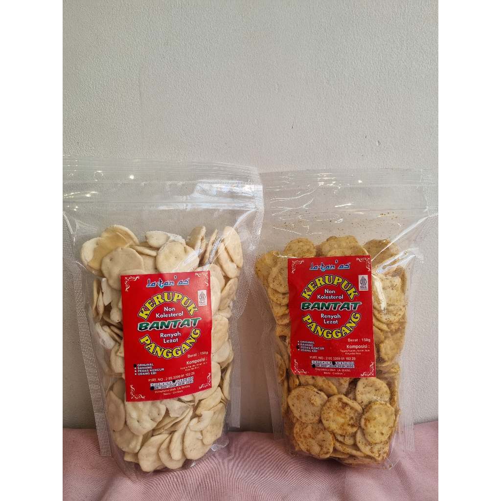 

Kerupuk Bantat Panggang - Kerupuk Panggang Non Kolestrol - Kerupuk Renyah Lezat - Kerupuk Bantat Panggang Kering