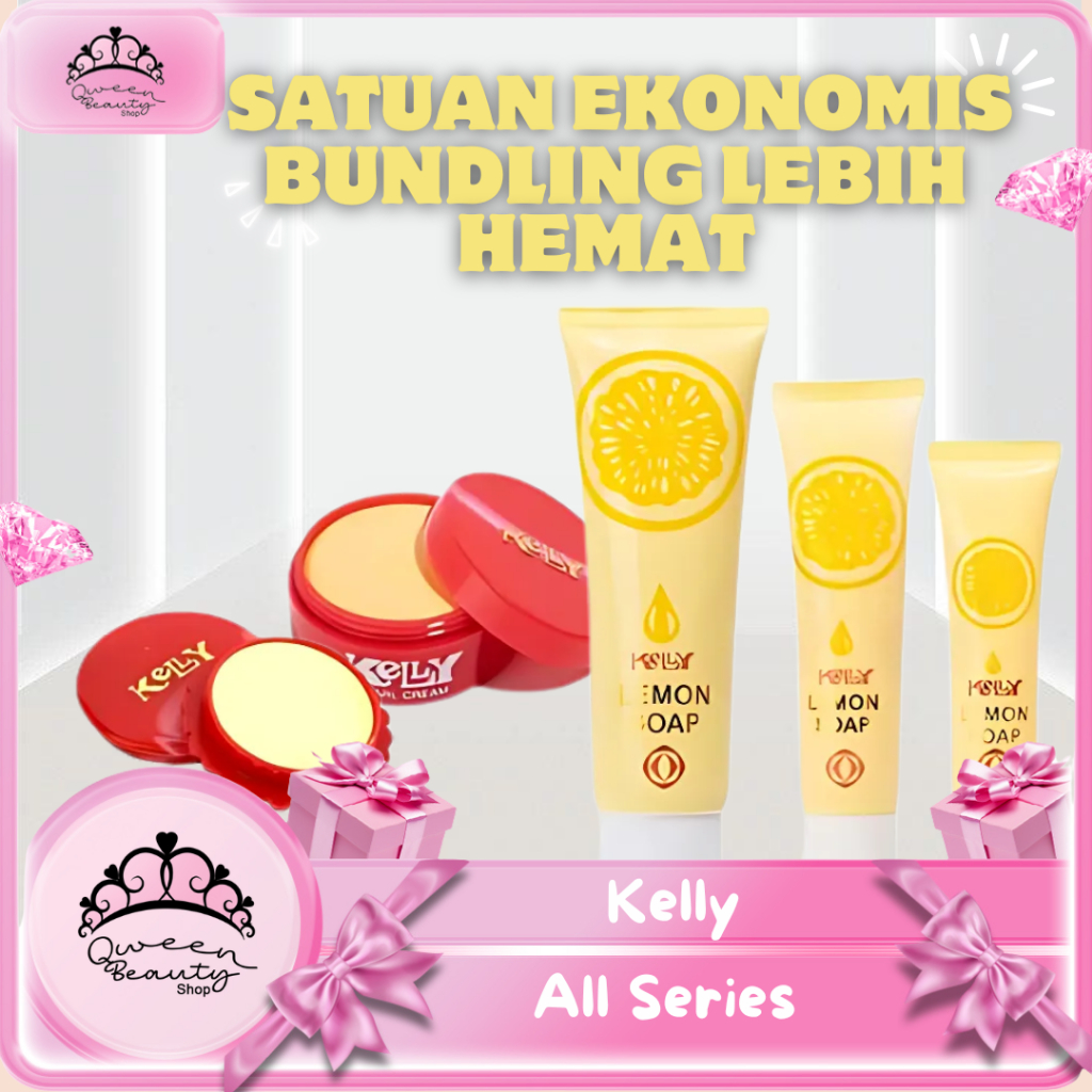 KELLY Pearl Cream - Kelly BPOM / Kelly Lemon Soap