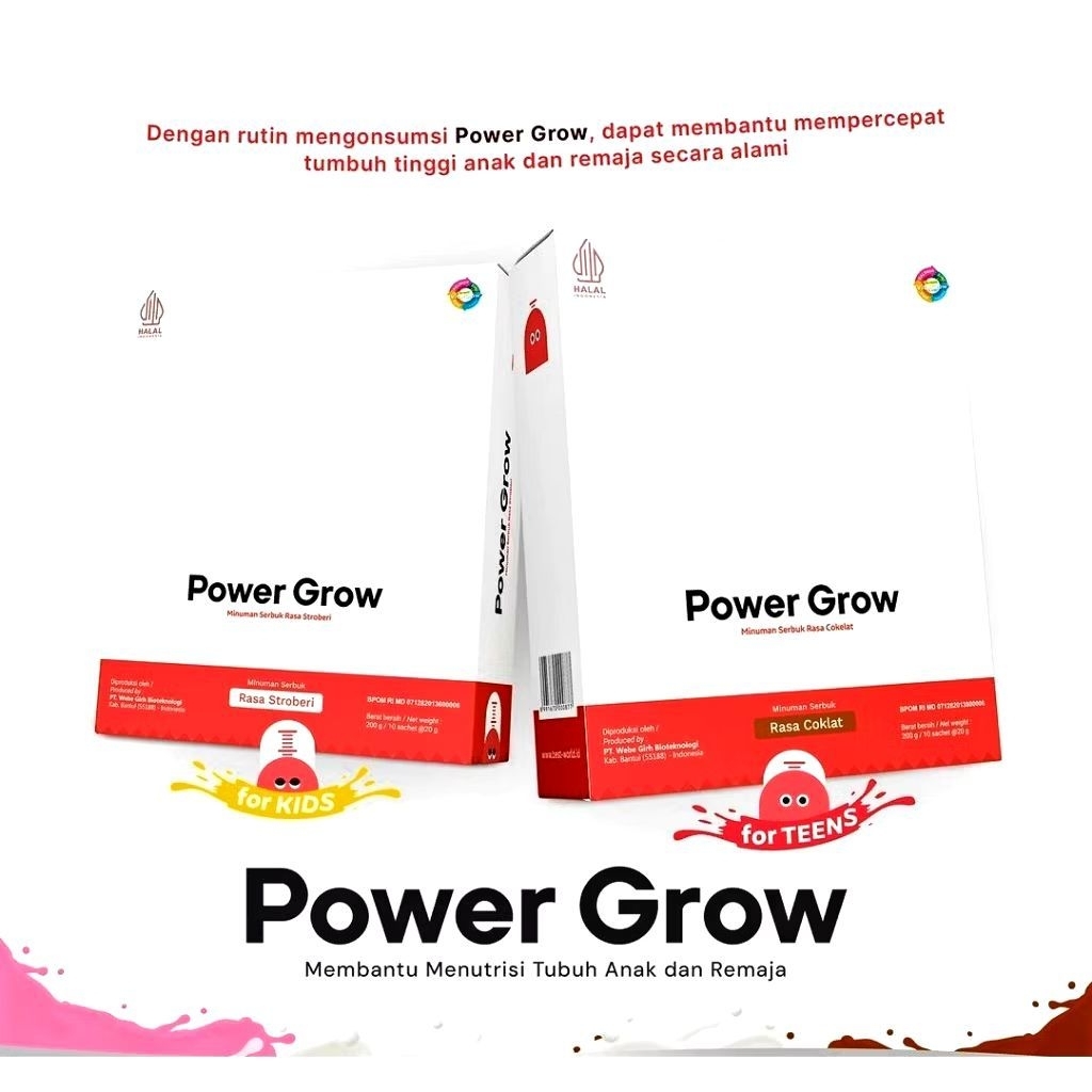 

Susu Peninggi Badan POWER GROW Teens & Kids 100% Original