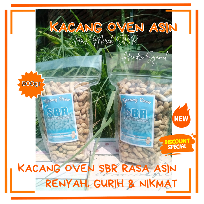 

Kacang Oven Asin 1kg / 500 gr | Kacang Kulit Gurih Renyah