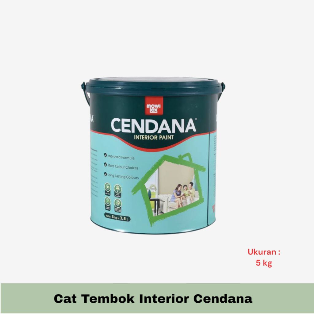 Cendana Cat Tembok Interior - 5 Kg