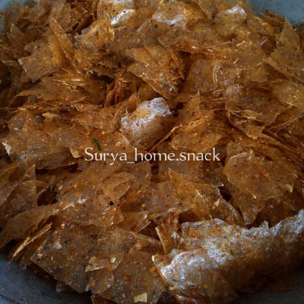 

KERIPIK KACA PEDAS DAUN JERUK isi 100 gram