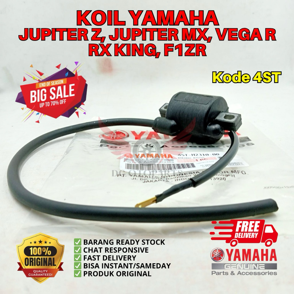 4ST KOIL JUPITER MX ORIGINAL YAMAHA GENUINE PARTS, KOIL ORIGINAL VEGA R, KOIL JUPITER Z ORIGINAL, KO
