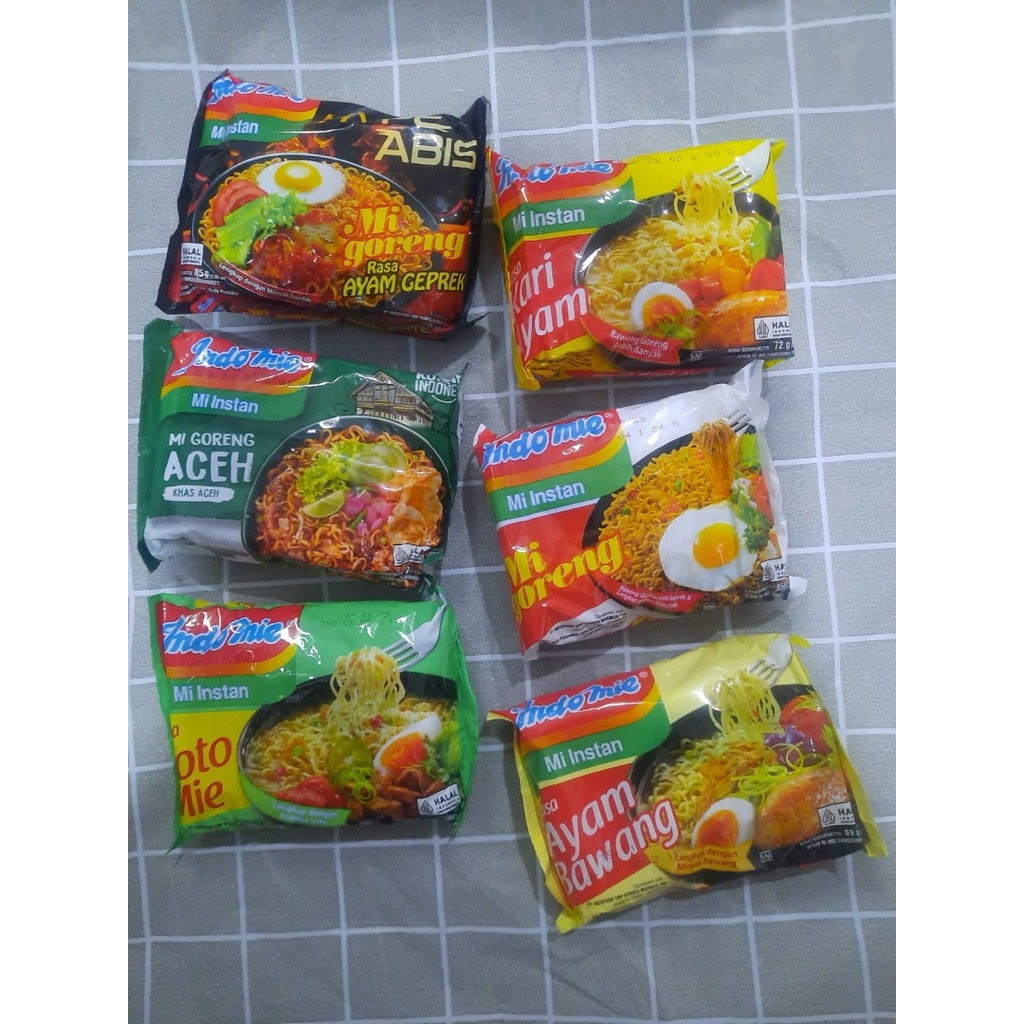 

Indomie mi instant aneka rasa