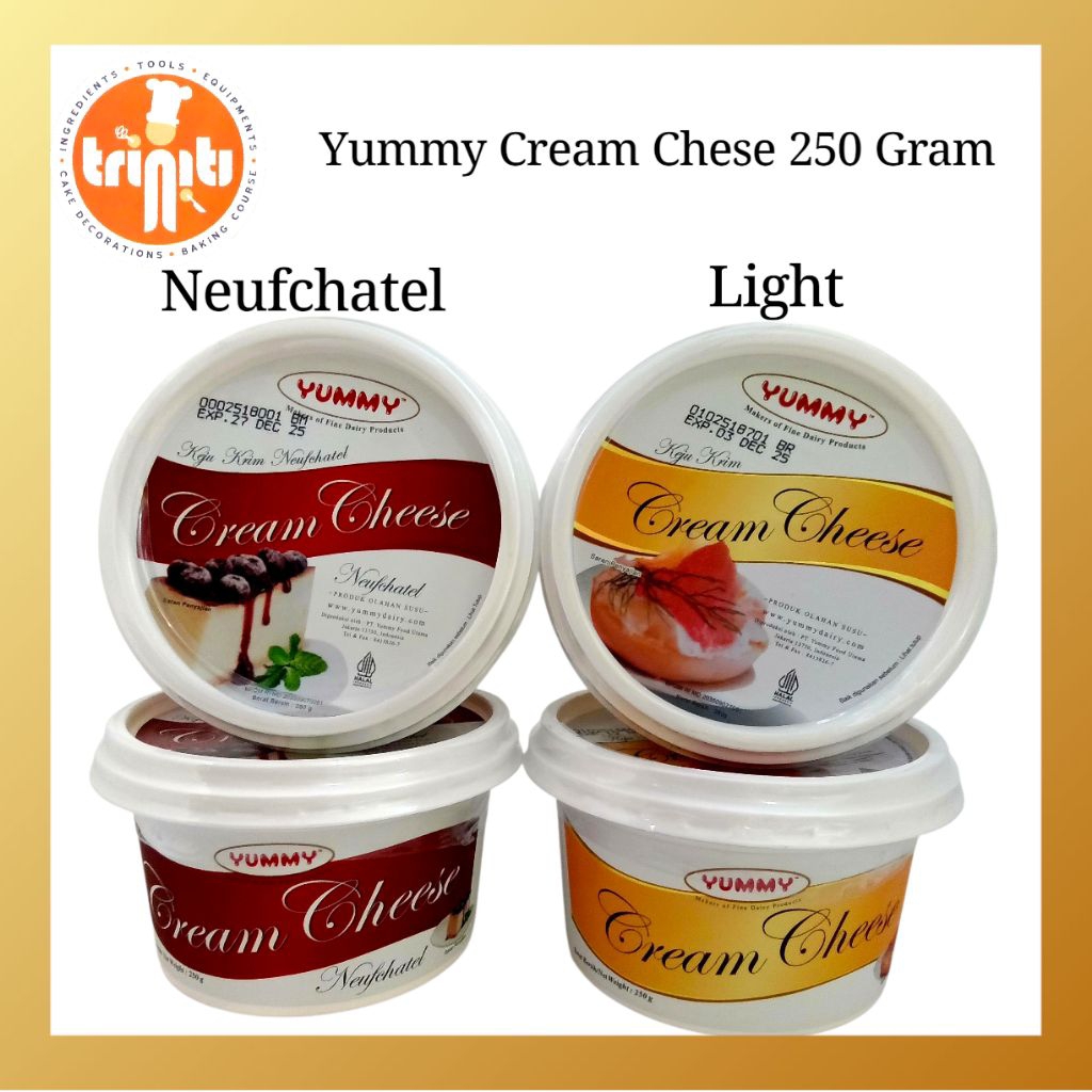 

Cream Chesse Yummy 250 Gram ( Light & Neufchatel )