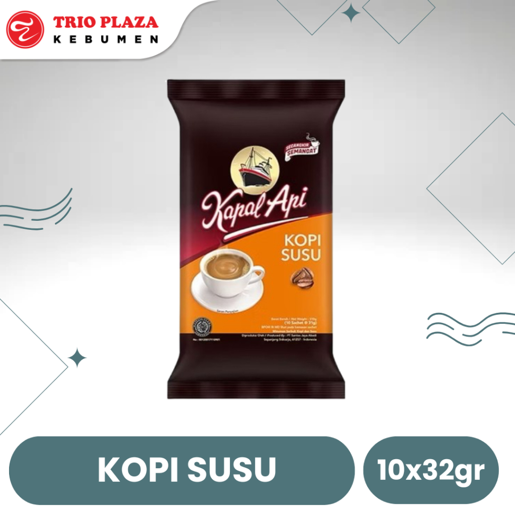 

KAPAL API KOPI SUSU BAG ISI 10 x 32 GRAM