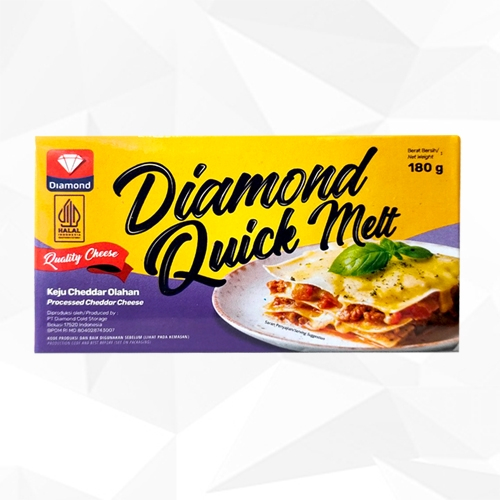 

Diamond Quick Melt & Diamond Cheese Cheddar 180gr