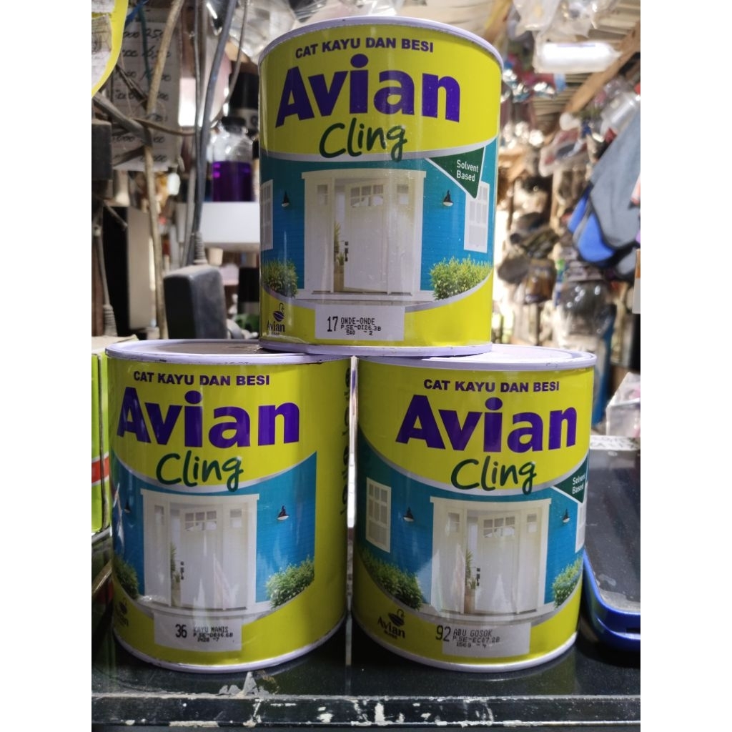 CAT KAYU DAN BESI AVIAN 78 AWAN BIRU 1KG