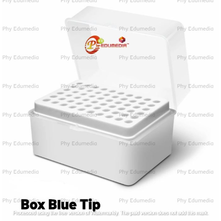 Rak Micropipet Blue Tip / Rak Blue Tip / Wadah Blue Tip / Box Blue Tip