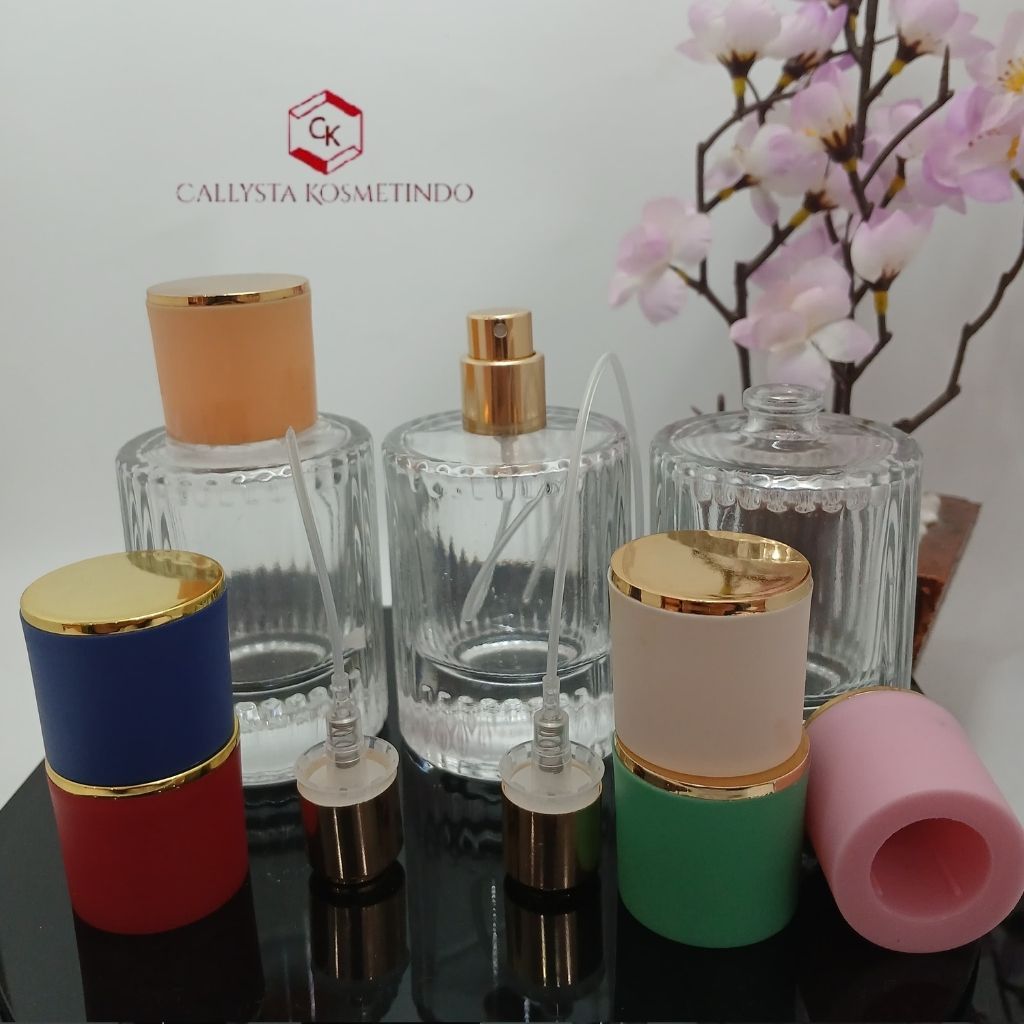 [PERLUSIN] BOTOL PARFUM CHLOE SEMI PRESS 50 ML & 30 ML TUTUP WARNA MIX COLOUR UNTUK MINYAK WANGI