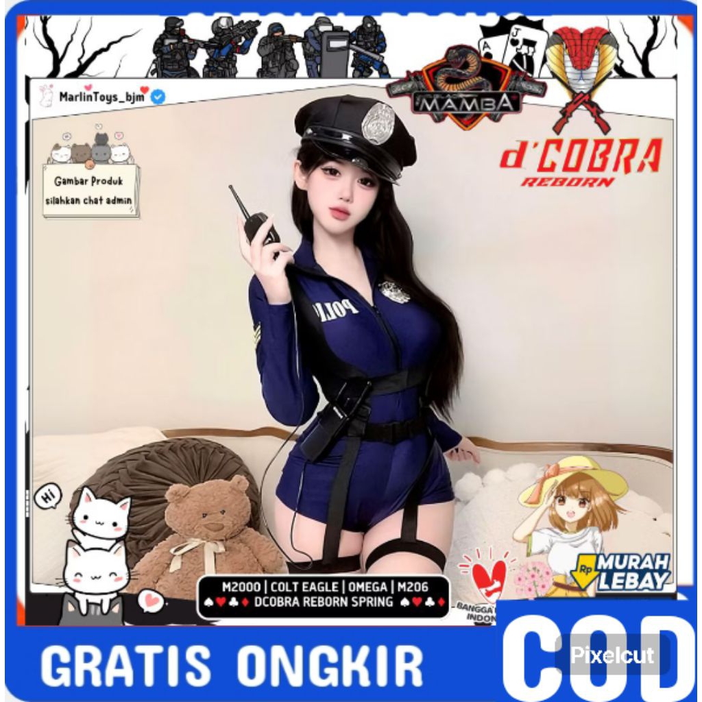 Mainan Dcobra Reborn Original M 301 - MAK74 - M416 - M790 Cobra Edition Set Collection Special Card/