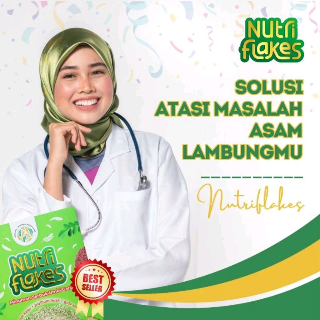 

(TERLARIS) NUTRIFLAKES SEREAL UMBI GARUT & DAUN KELOR - AMPUH MENGATASI GERD & ASAM LAMBUNG TANPA