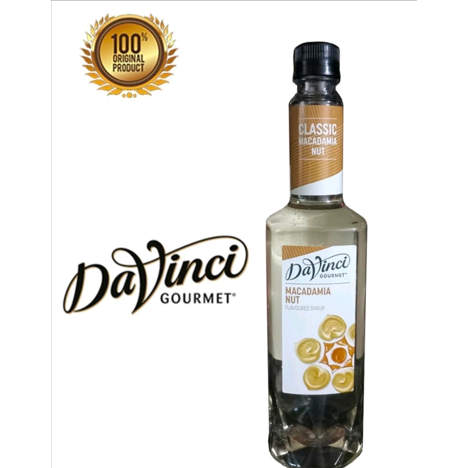 

Davinci Syrup rasa Macadamia Nut
