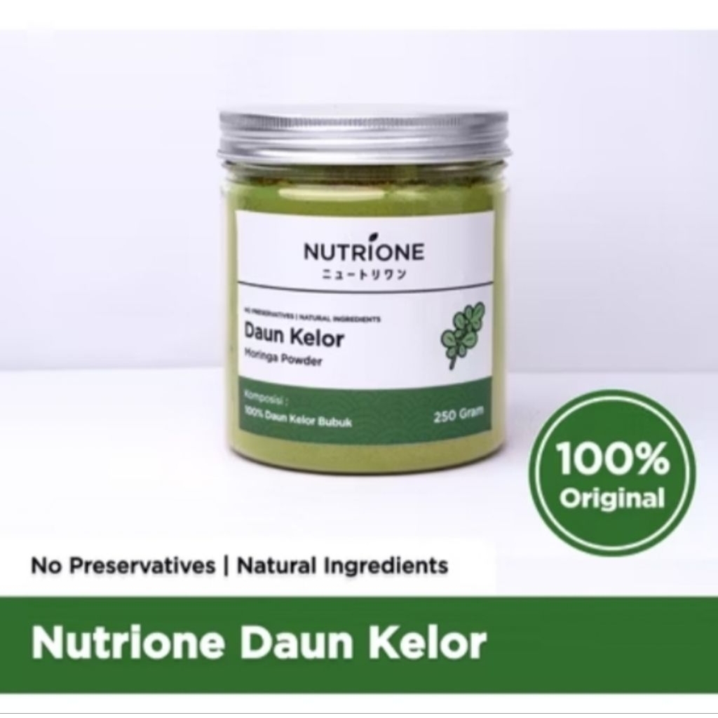

moringga powder bubuk daun kelor kemasan 250 gr