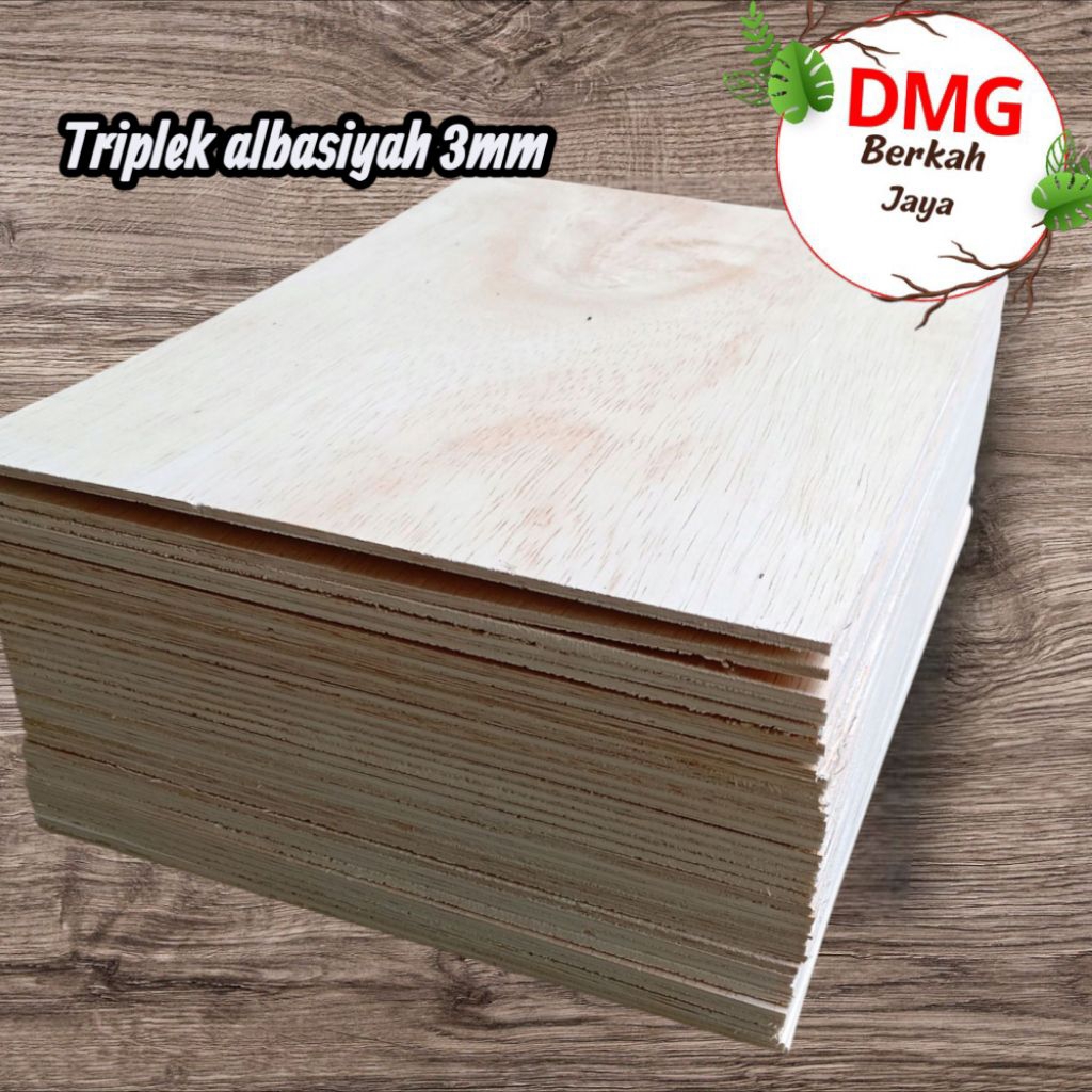 

Dmg potongan triplek abasiyah 3mm bahan krajinan