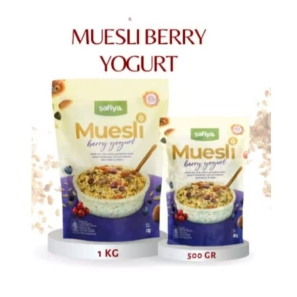 

Muesli Berry Yogurt 500gr dan 1kg | SUPERFOOD | SEREAL MAKANAN SEHAT