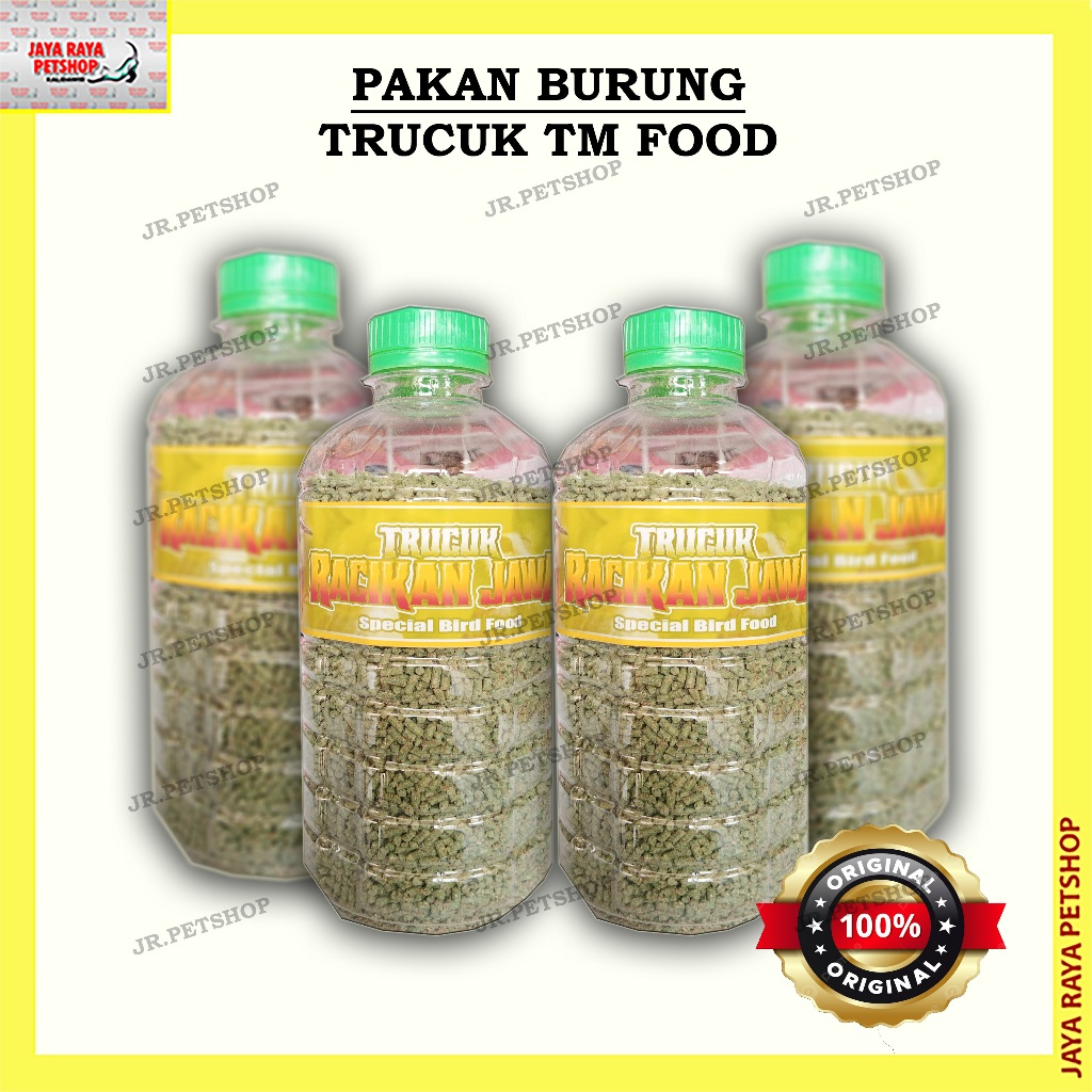 PAKAN BURUNG TRUCUK BANANA BOTOL [PELET HIJAU ] RACIKAN JAWA