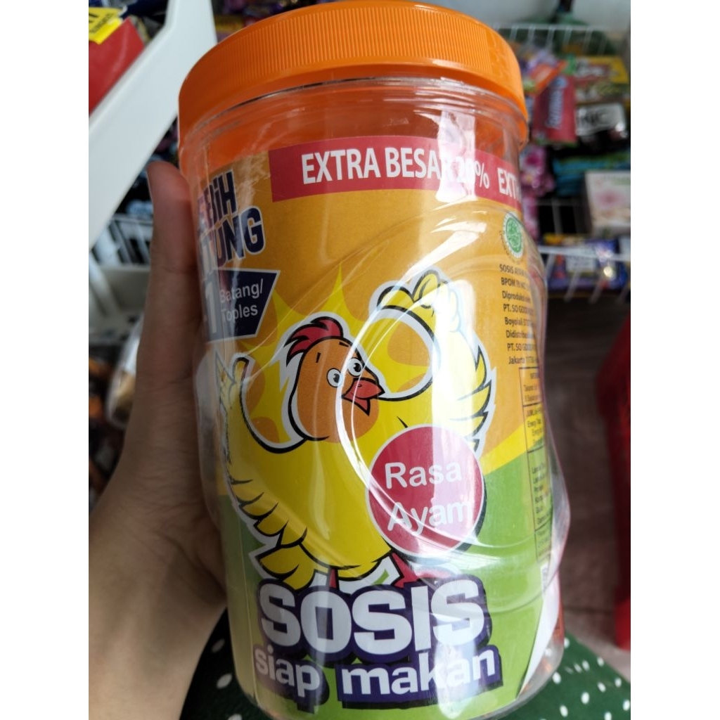 

Sosis Rasa Ayam (1 toples)